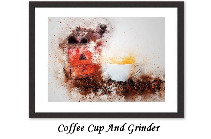 Coffee Cup And Grinder